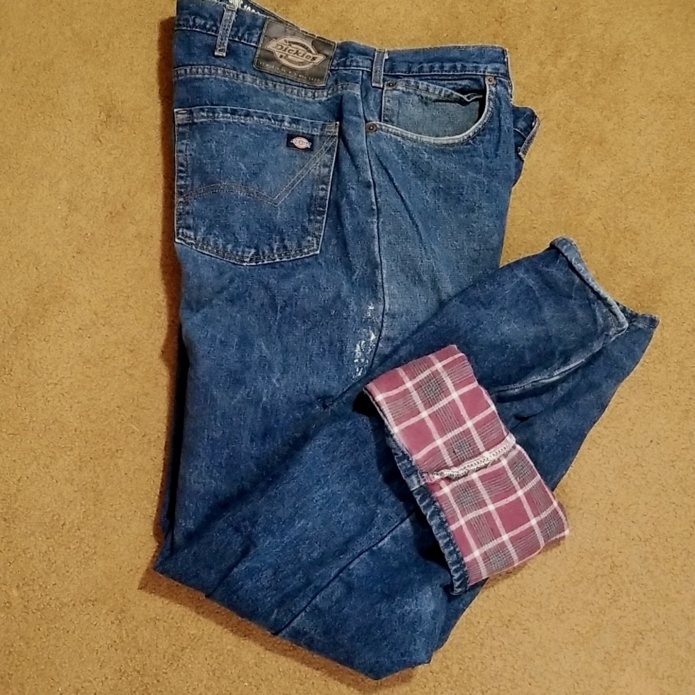 Flannel lined pants